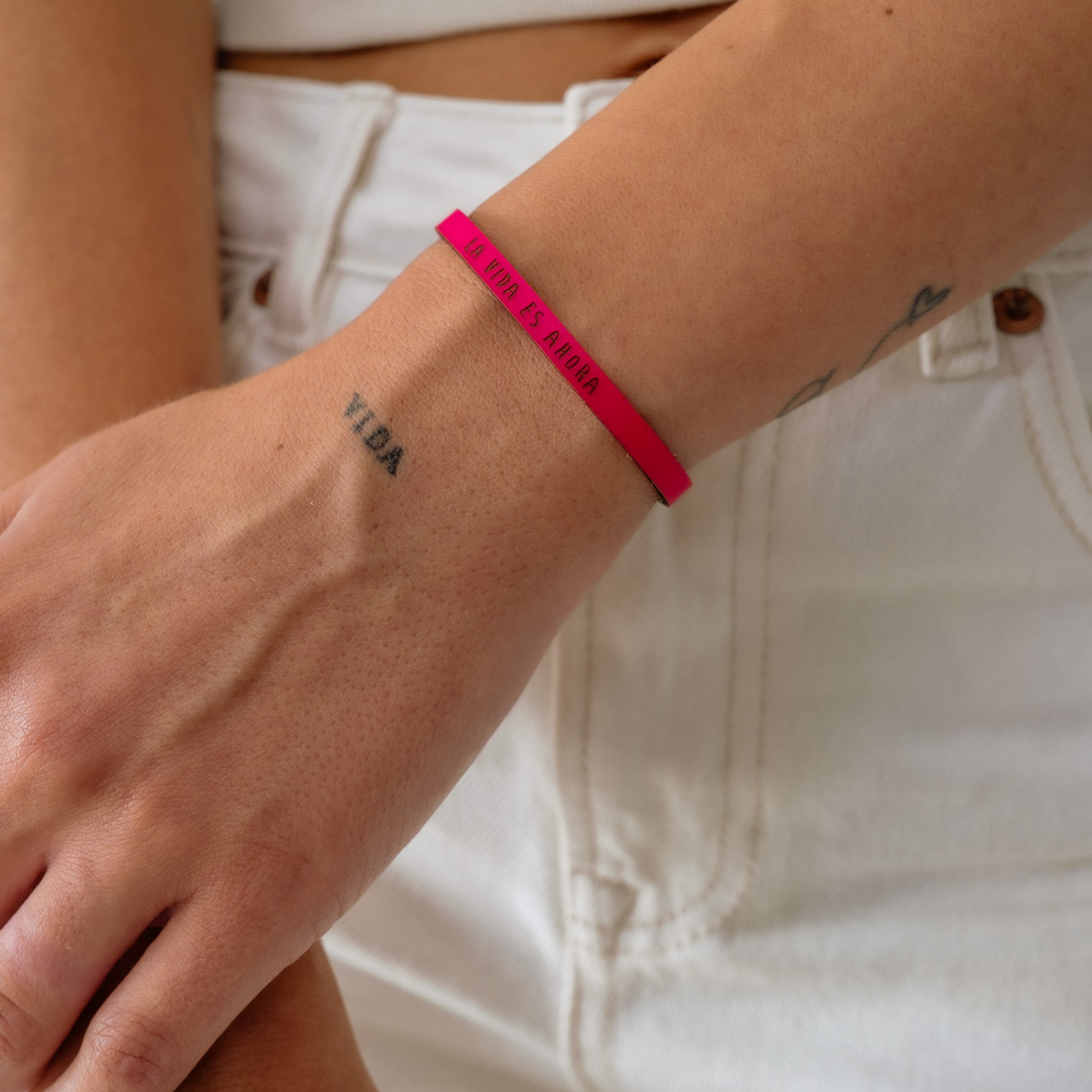 Pulsera La vida es ahora