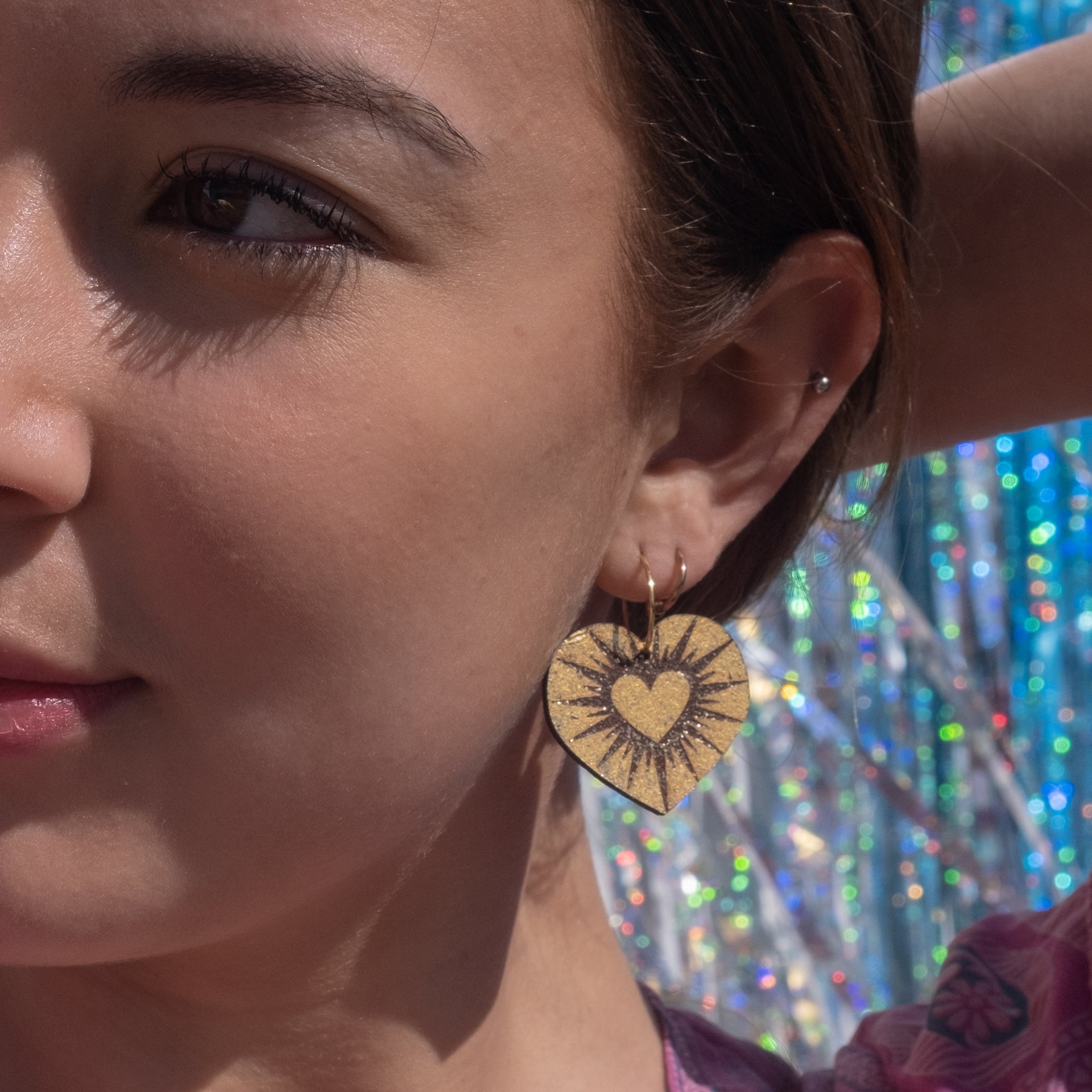 Heart earrings